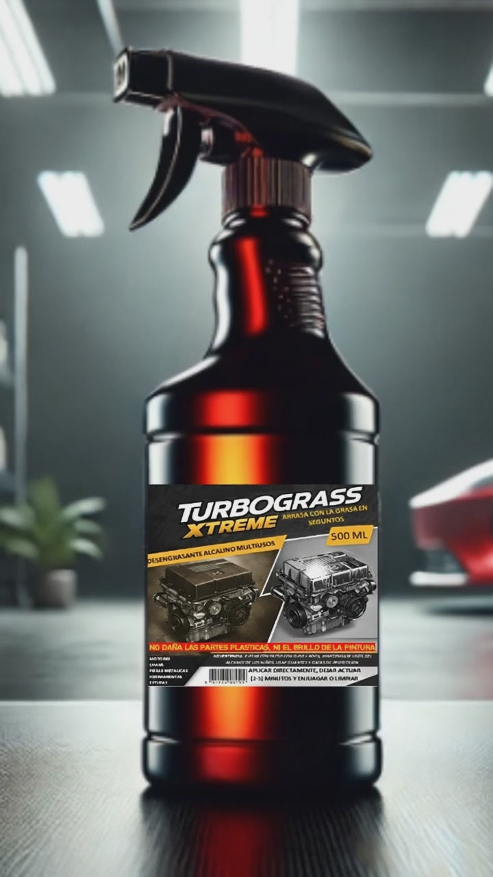 DESENGRASANTE TURBOGRASS XTREME HIDROFUGO PROTECTOR 500 ML