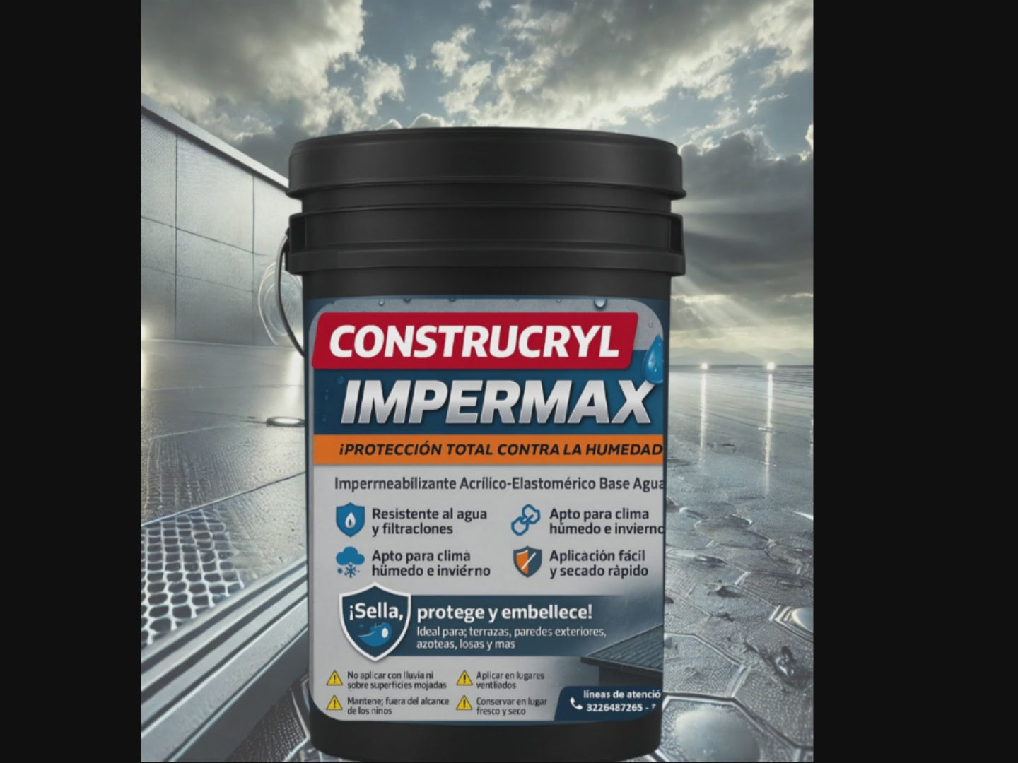 CONSTRUCRYL IMPERMAX 1 KILO ó 1000 ml