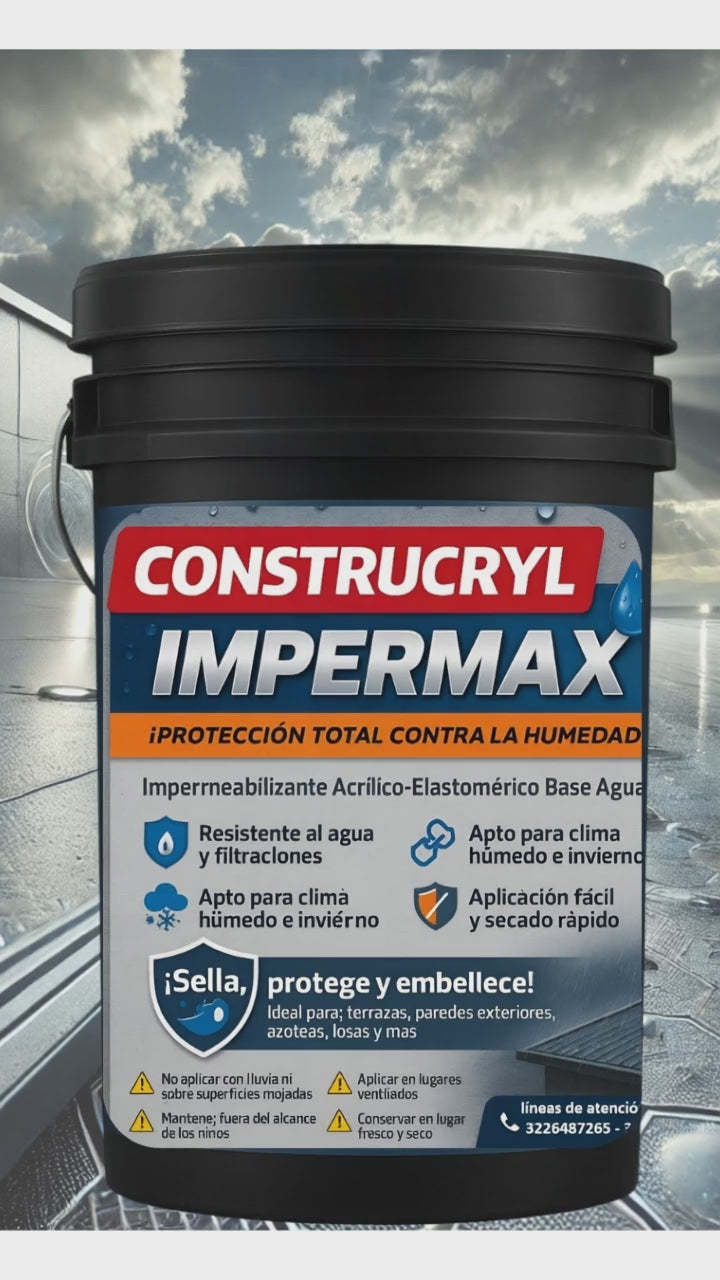 CONSTRUCRYL IMPERMAX 1 KILO ó 1000 ml