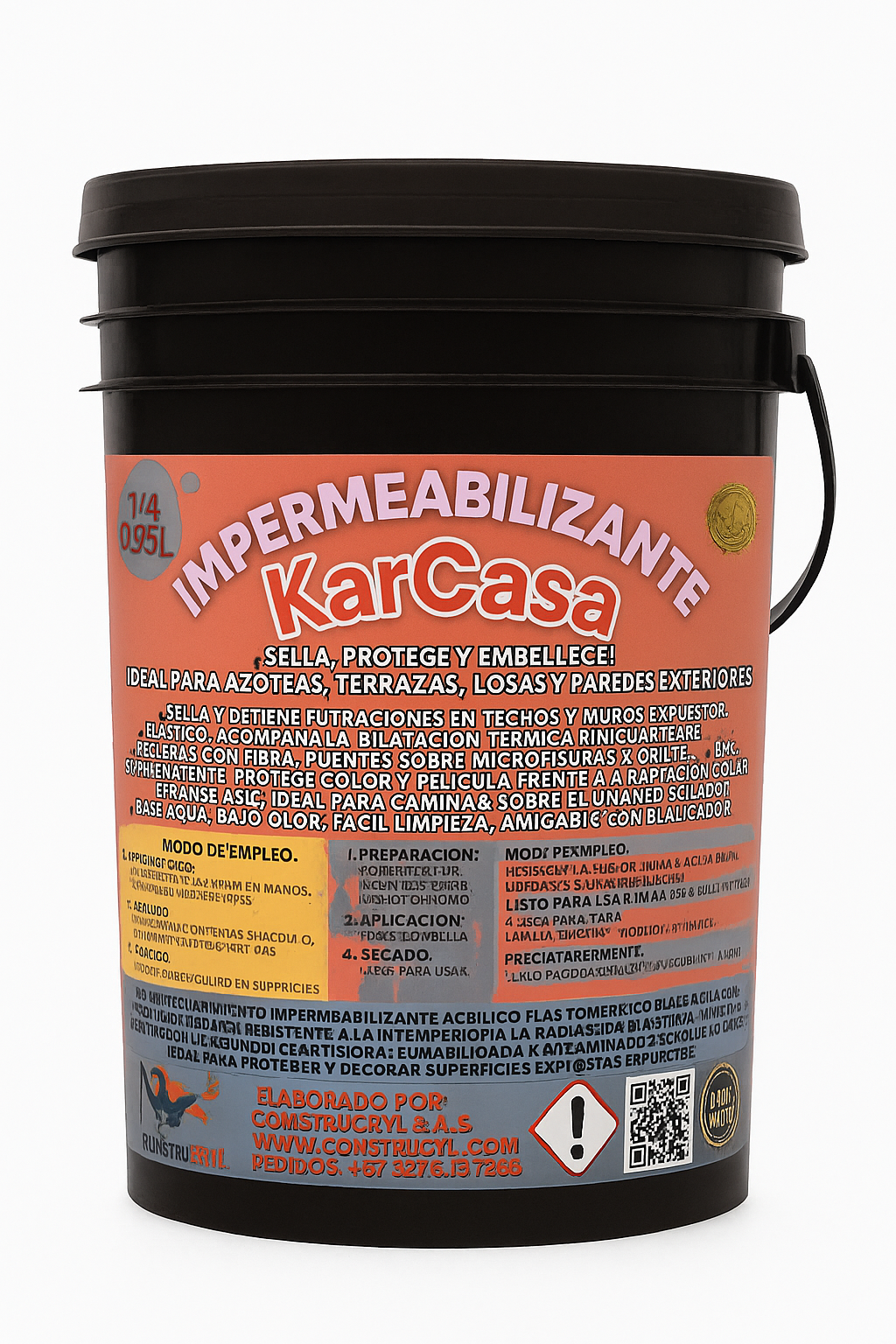 CONSTRUCRYL IMPERMEABILIZANTE KARCASA MINERAL
